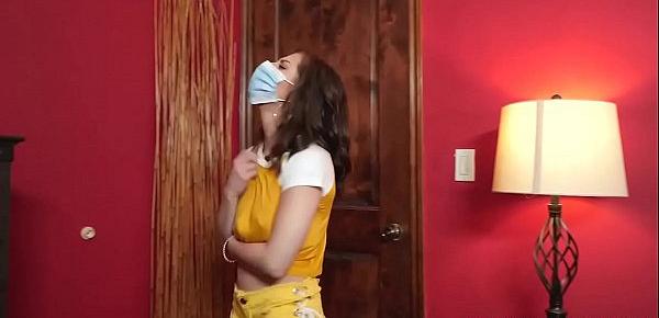  Stepbro wants his stepsister Spencer Bradley to give him a blowjob